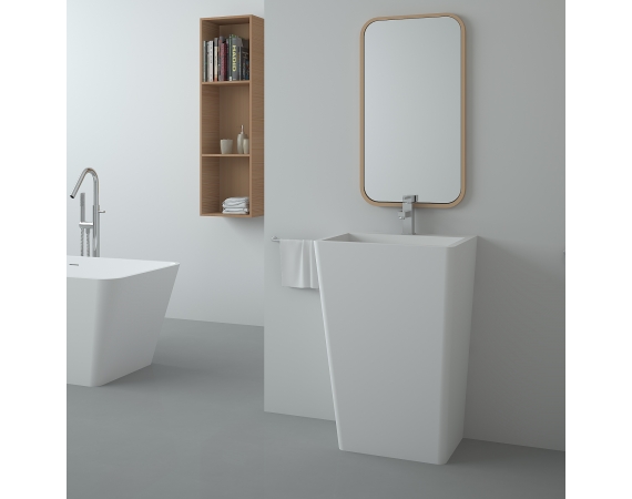 Chậu rửa lavabo nghệ thuật đá nhân tạo HD8509