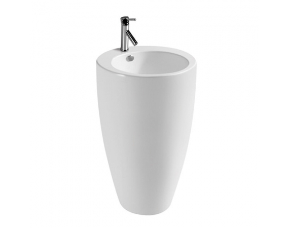 Chậu rửa mặt lavabo chân đứng RA-203 (49x49x82cm)
