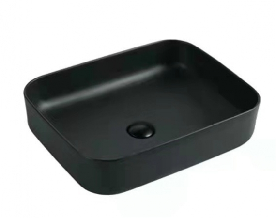 Chậu rửa mặt lavabo màu đen HD5038