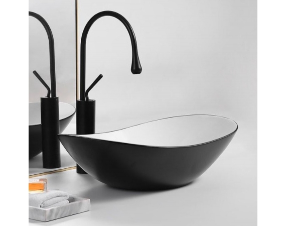 Chậu lavabo đặt bàn hình thuyền HD2129