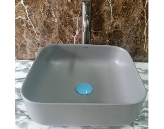 Chậu rửa mặt lavabo màu ghi HD3939