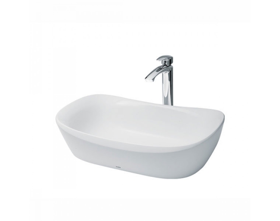 Chậu rửa mặt đặt bàn TOTO PJS07WE#MW