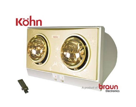 Đèn sưởi nhà tắm Braun Kohn KP02G-Plus