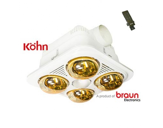 Đèn sưởi âm trần Braun BU04GR