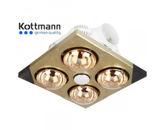 Đèn sưởi 4 bóng âm trần Kottmann – K4BT
