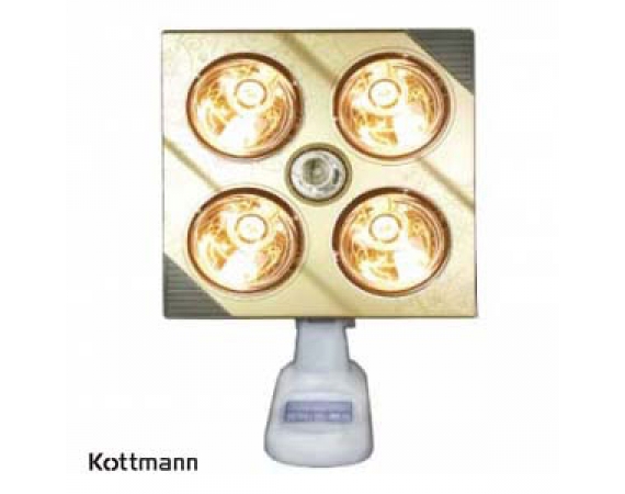 Đèn sưởi 4 bóng treo tường Kottmann – K4B-G 