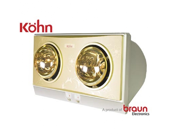 Đèn sưởi nhà tắm Braun Kohn KP02G