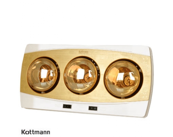 Đèn sưởi 3 bóng treo tường Kottmann – K3B-H