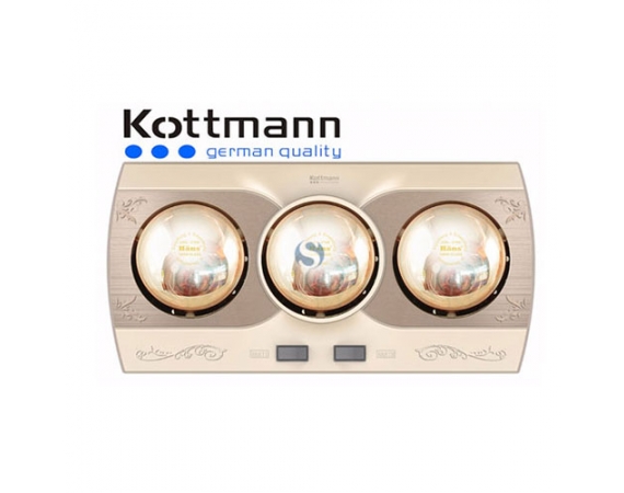 Đèn sưởi 3 bóng treo tường Kottmann – K3BQ