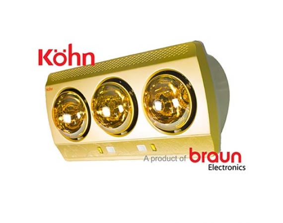 Đèn sưởi phòng tắm Braun Kohn KN03G