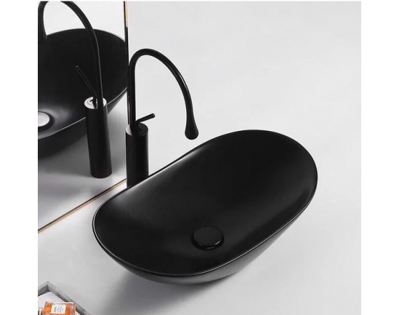 Chậu rửa mặt màu đen HD5040B