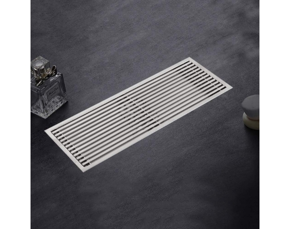 Ga thoát sàn dạng nan,thoát nước nhanh,ngăn mùi HD-3011 inox 304( 300 x 110 mm)