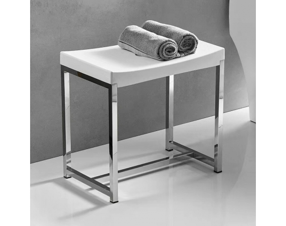 Ghế ngồi tắm bằng thép bọc cao su non có chân đỡ HD04