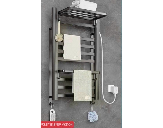 Giàn sấy khăn tắm khăn mặt màu đen HDSK17