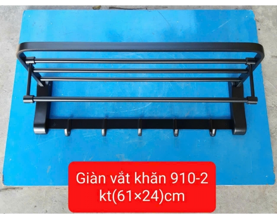 Giàn vắt khăn tắm màu đen HD910C