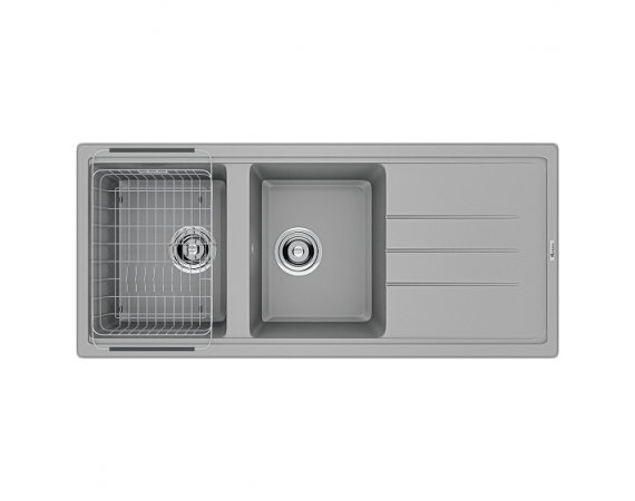 Chậu rửa bát Konox Granite Sink Phoenix 1160-Grey (1160x500x200mm)