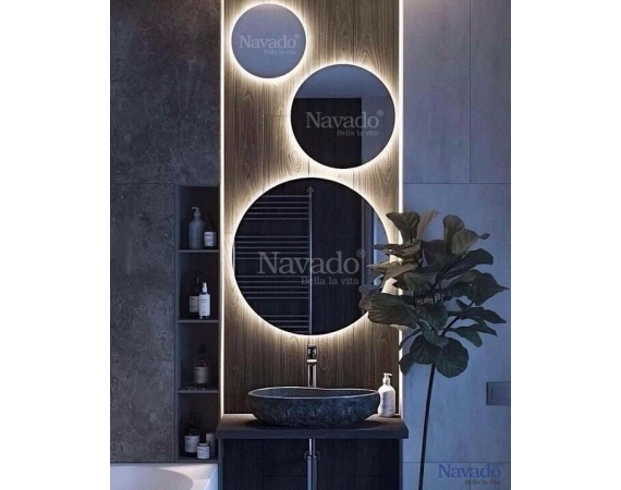 Gương đèn led nghệ thuật trang trí Navado Led01