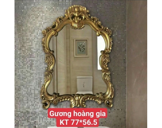 Gương Phòng Tắm Khung Mạ Vàng Cao Cấp HDG02