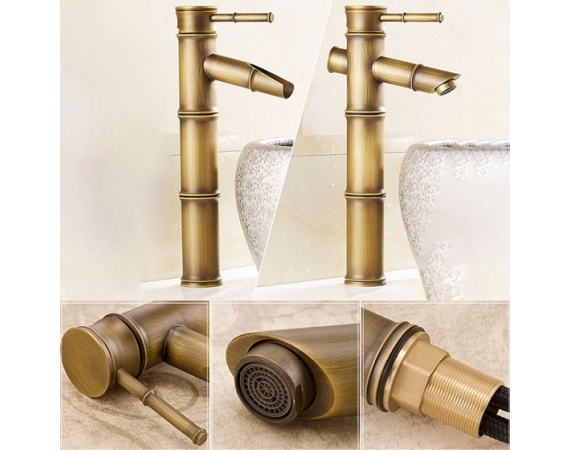 Vòi chậu lavabo mạ màu vàng mờ HD30016VM