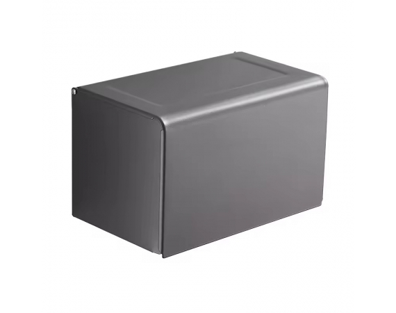 Hộp đựng giấy lau tay kèm lô giấy Inox 304 màu ghi treo tường HD256G