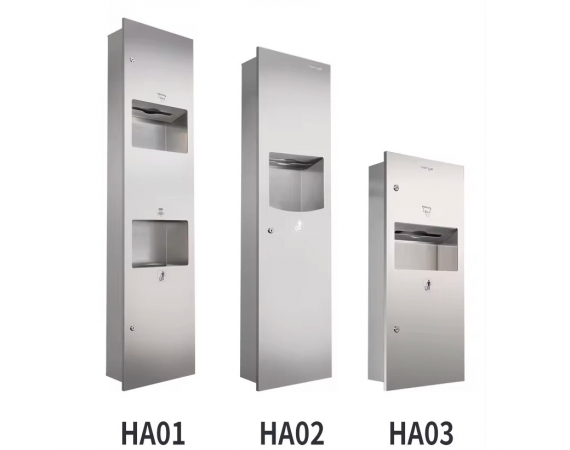 Hộp đựng giấy vệ sinh âm tường đa năng inox 304 HDHA01