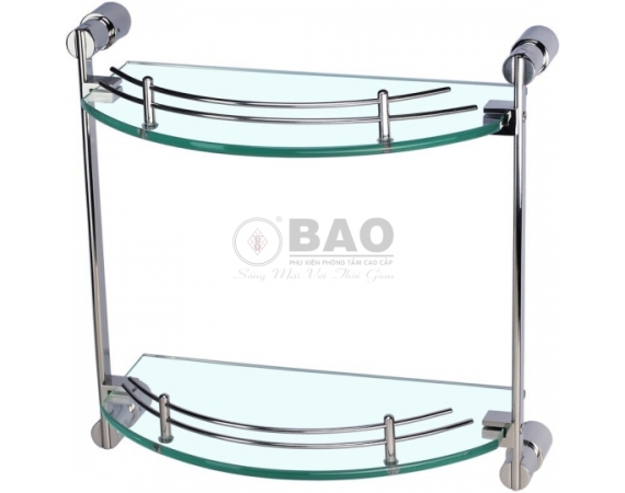 Kệ kính góc 2 tầng BAO BN 400