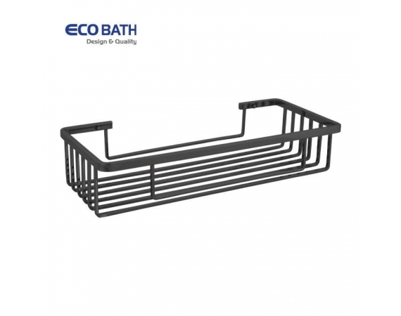 Kệ thẳng 1 tầng màu đen EcoBath EC4064-1MB