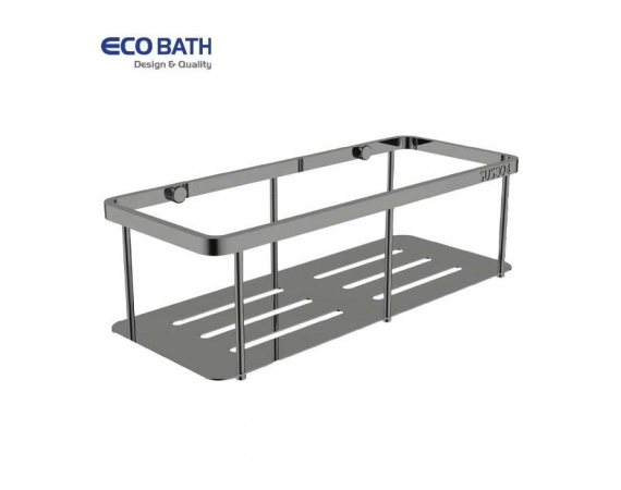 Kệ thẳng 1 tầng màu ghi xám EcoBath EC4068-1BU