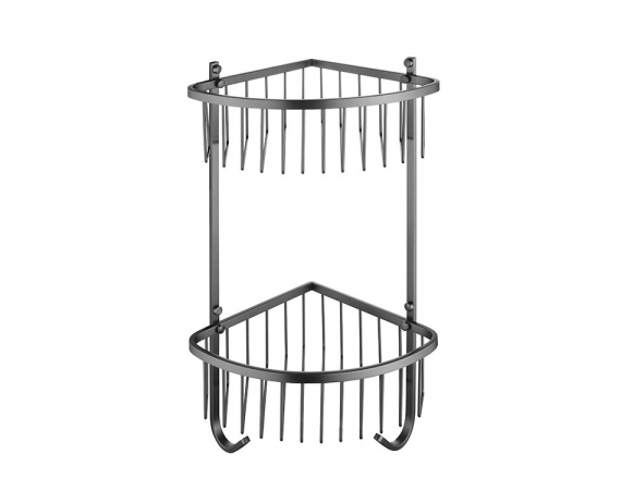 Kệ góc hai tầng màu ghi MN-G10011K