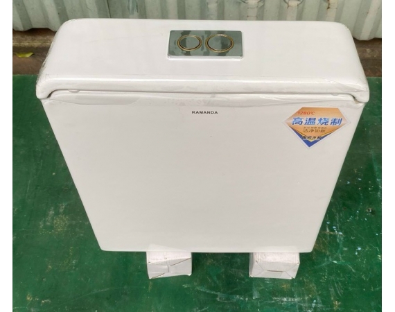 Két treo xí xổm 2 nhấn HDK03XX,két nước xổm bằng sứ loại nhấn
