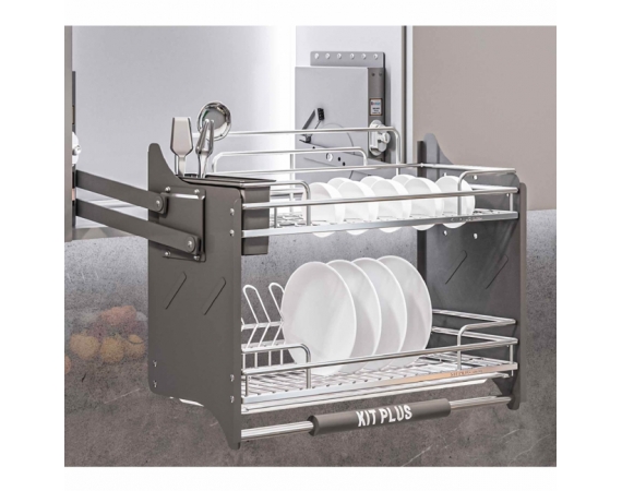 Giá bát đĩa nâng hạ KIT PLUS DPOS90