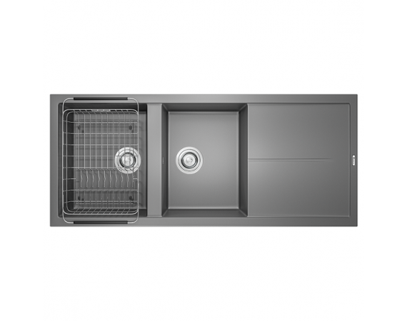 Chậu rửa bát Konox Granite Sink Livello Smart 1160 – Grey (1160*500*200 )