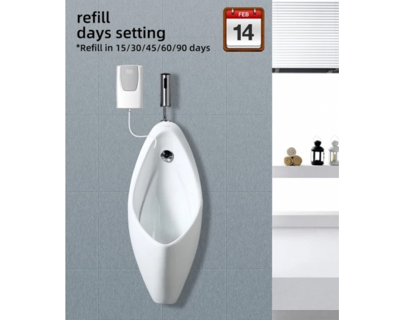 Máy xịt dung dịch làm sạch bồn cầu,tiểu nam tự động HDMX01