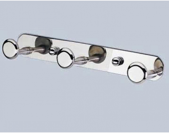 Móc áo 3 vấu màu crom MA3CI