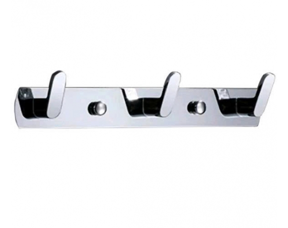 Móc áo 3 vấu màu crom MAM3CR