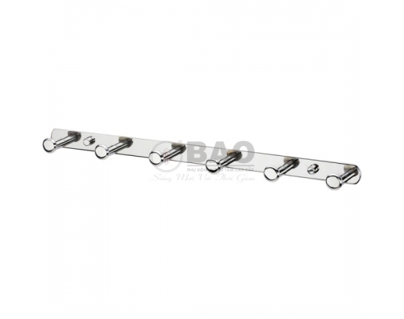 Móc Áo 6 Móc Inox BN326