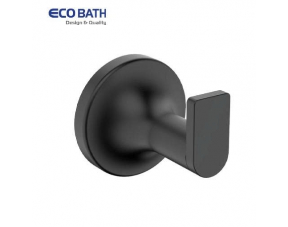 Móc áo EcoBath EC218-04MB đen mờ