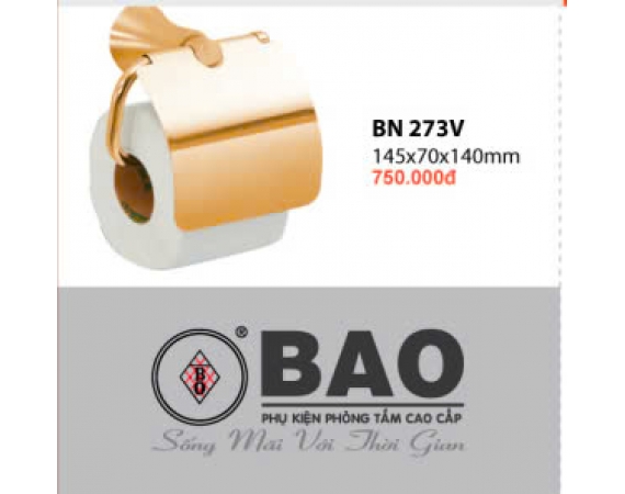 Móc treo giấy vệ sinh màu vàng BAO BN 273V