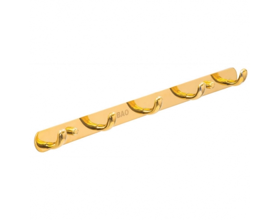 Móc áo treo tường màu vàng BAO BN 1015V