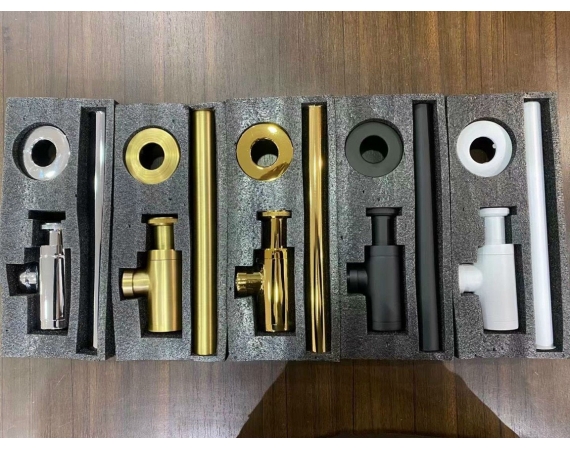 Ống thải bầu chữ P màu vàng DXP02V