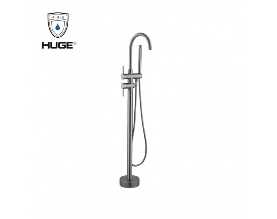 Sen bồn tắm đặt sàn màu ghi HUHE H-SF666M