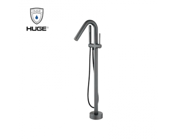 Sen bồn tắm đặt sàn màu ghi HUHE H-SF866M