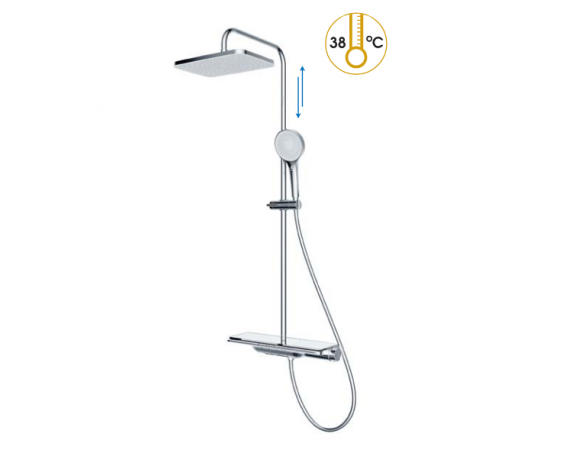 Sen cây tắm đứng ổn nhiệt Caesar S658C