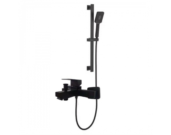 Sen tắm mạ màu đen kèm cần trượt sen HD2738B