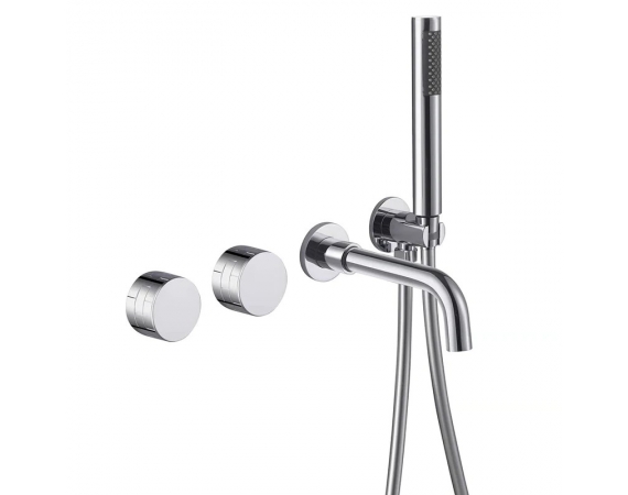 Sen bồn tắm âm tường mạ Crom tay vặnHD322W