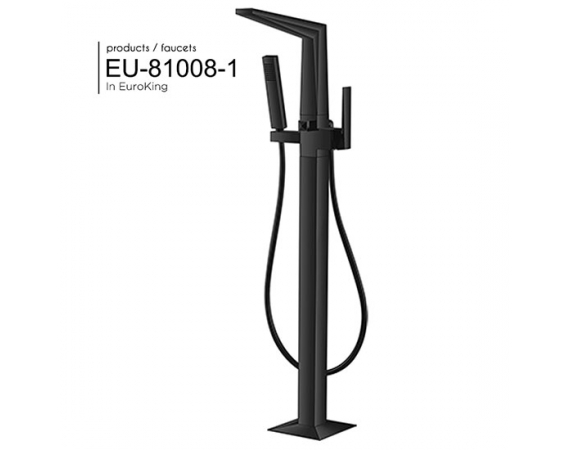 Sen tắm đặt sàn màu đen Euroking EU-81008-1