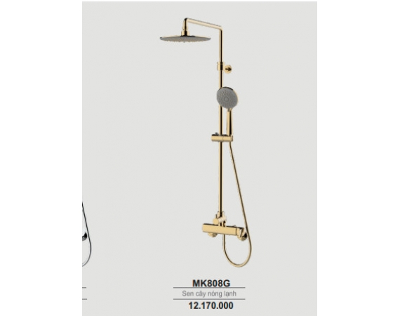 Sen cây tắm mạ vàng nhập khẩu Hàn Quốc Mirolin MK808G
