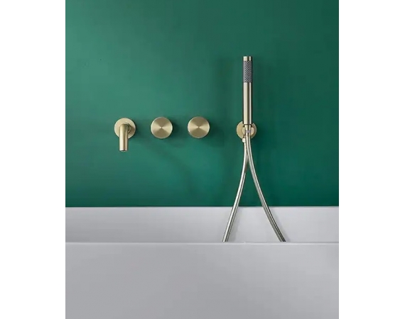 Sen bồn tắm âm tường màu vàngHD5863G