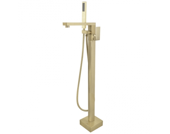 Sen cây đặt sàn bồn tắm mạ màu vàng HD01V