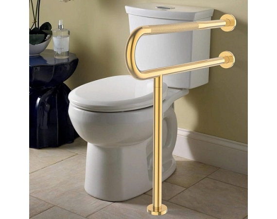 Thanh vịn phòng tắm màu vàng TVD80G (795 x 800mmmm)